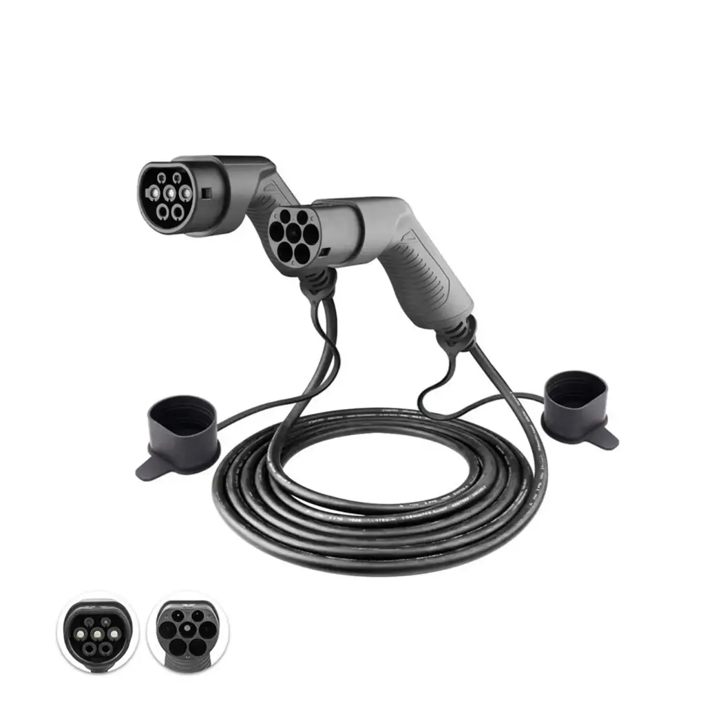 PHOENIX CONTACT - Câble de charge AC, Type 2, 32A, 3PH, longueur 5m, noir