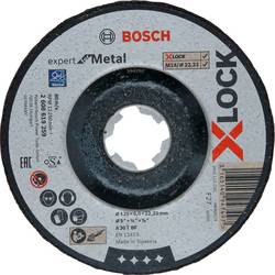Bosch Expert X Lock Depressed Centre Grinding Disc 125mm 6mm 22mm