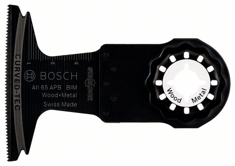 Bosch All 65 APB Starlock Oscillating Multi Tool Metal and Wood Plunge Saw Blade 65mm Pack of 5