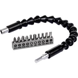 Bosch Accessories 2608522377 Bit-Set 11teilig Schlitz, Kreuzschlitz Pozidriv, Kreuzschlitz Phillips, Innen-Sechsrund (TX), Innen-Sechskant