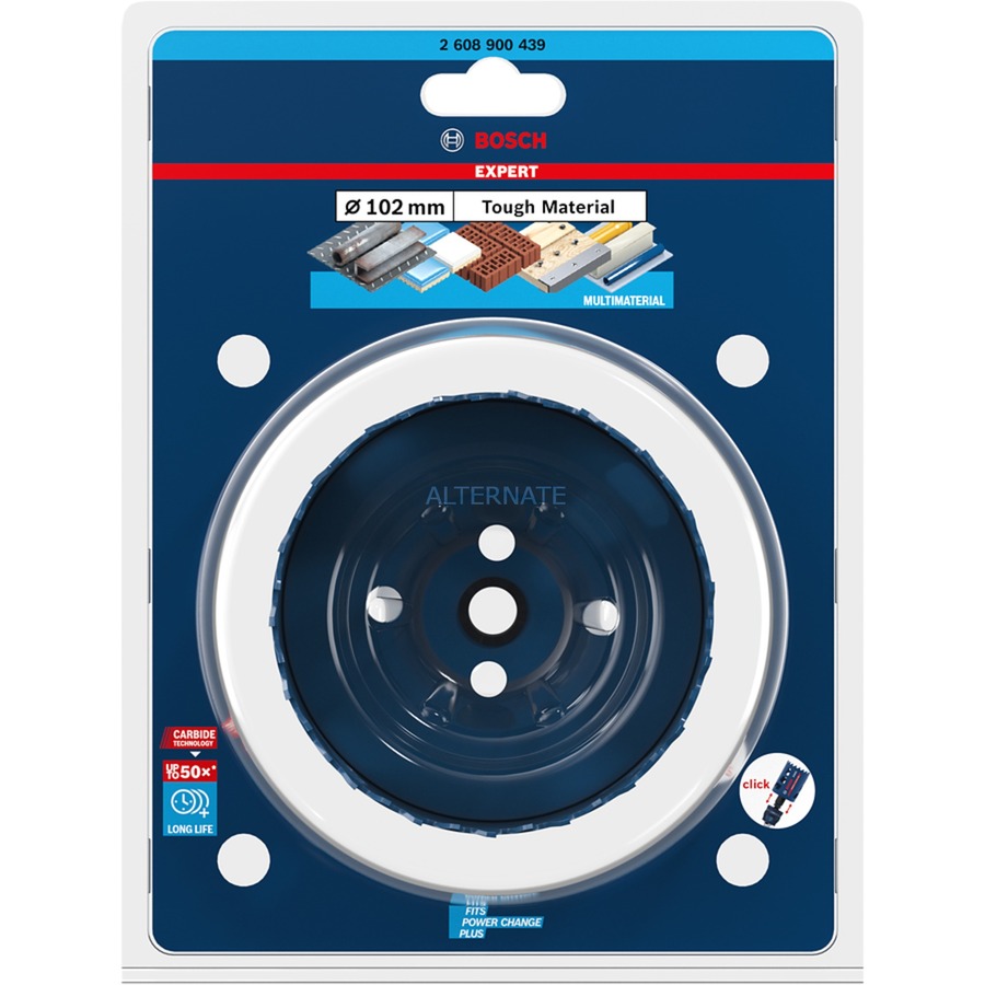 Bosch Expert Power Change Endurance Heavy Duty Carbide Holesaw 102mm