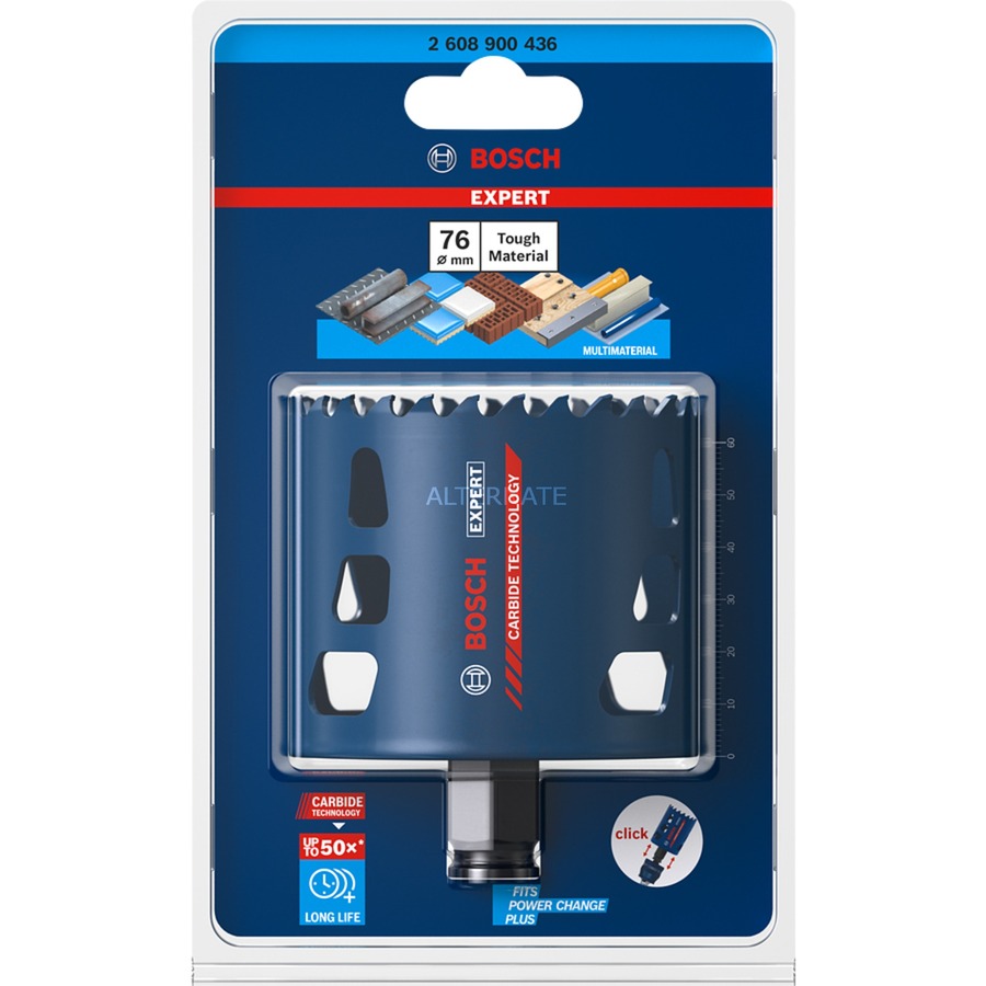 Bosch Expert Power Change Endurance Heavy Duty Carbide Holesaw 76mm