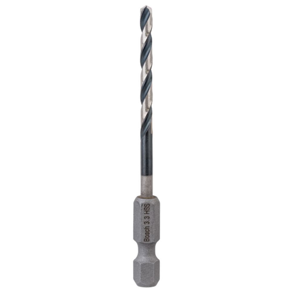 Bosch HSS Hex Shank Drill Bit 3.3mm Pack of 1