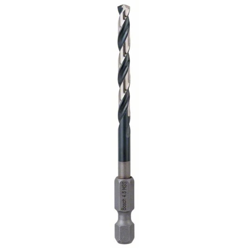 Bosch HSS Hex Shank Drill Bit 4.5mm Pack of 1