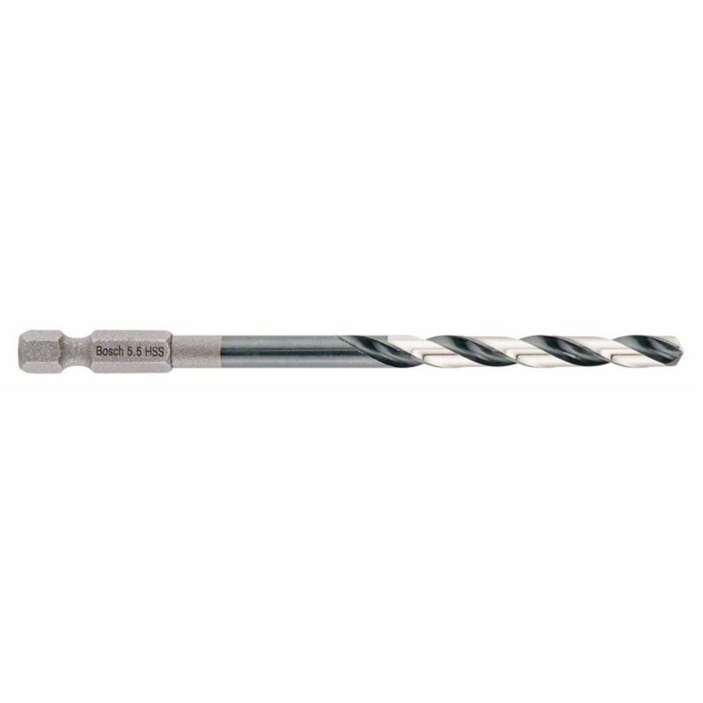 Bosch HSS Hex Shank Drill Bit 5.5mm Pack of 1