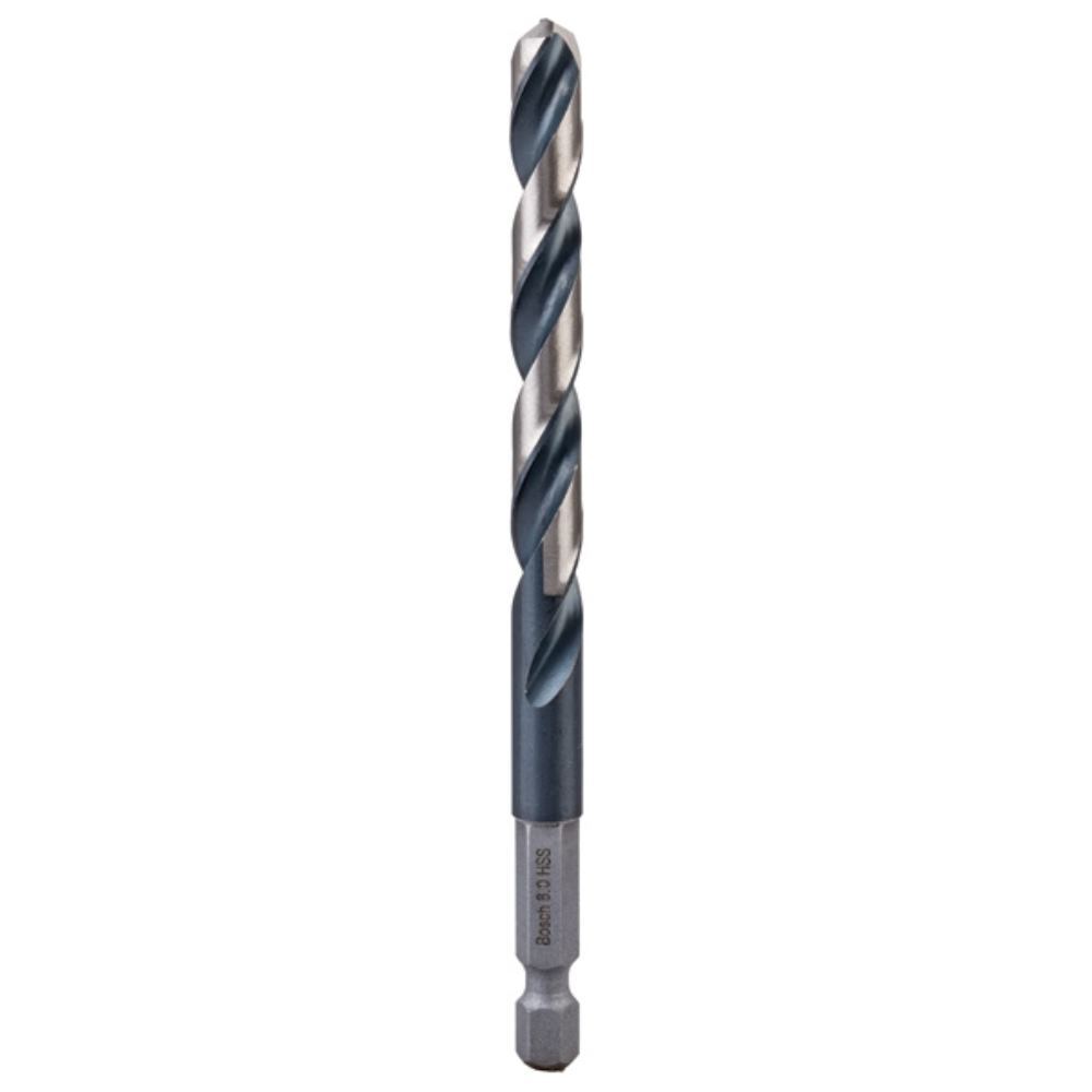 Bosch HSS Hex Shank Drill Bit 8mm Pack of 1