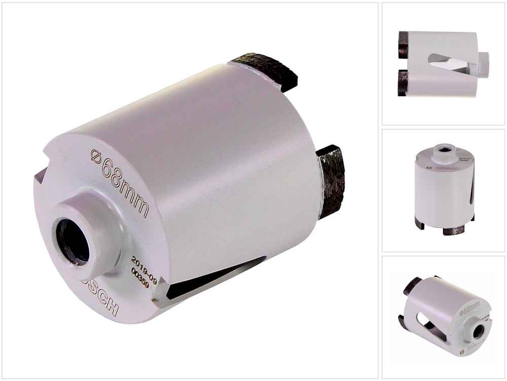 Bosch Best for Universal - Diamantbohrkrone - Für Mauerwerk, Kalkstein, Stahlbeton, Ziegelsteine, Clinker - 68 Mm - M16 (2608599047)