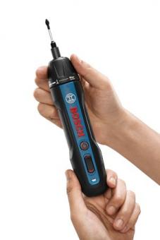 BOSCH GO Cordless Screwdriver 0 601 9H2 101 3.6 1,5 Hart: 5, Weich:2.5 with Accessories, with Battery