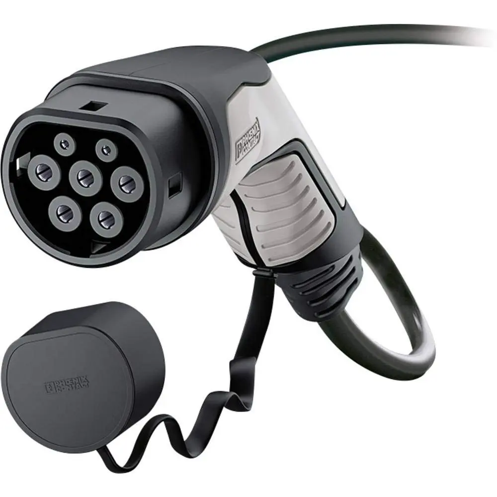 PHOENIX CONTACT - Câble de charge AC, Type 2, 32A, 3PH, longueur 6m, noir