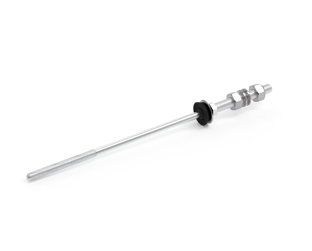 BOULON POUR CONSTR. EN METAL 8,00X200/70 SANS PLAQUE DE MONATAGE