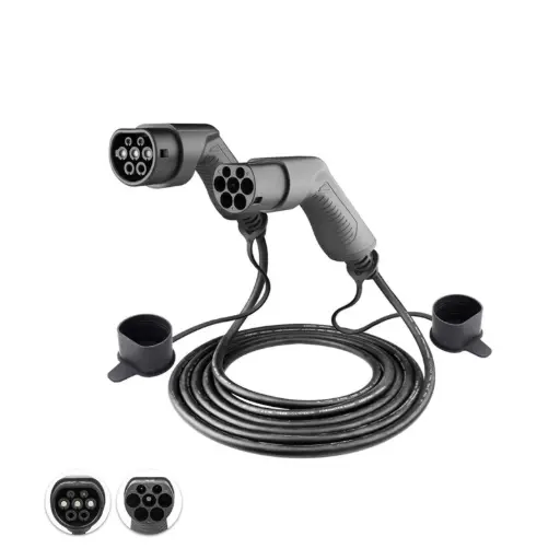 [1627801] PHOENIX CONTACT - Câble de charge AC, Type 2, 32A, 3PH, longueur 5m, noir