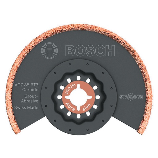 [2608661642] Bosch ACZ 85 RT3 Starlock Oscillating Multi Tool Grout and Masonry Segment Saw Blade 85mm Pack of 1