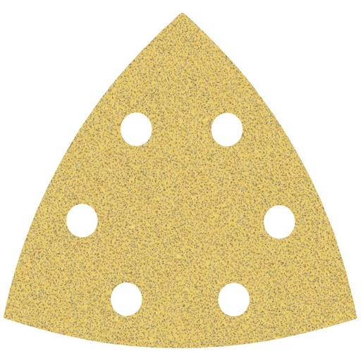 [2608900824] Bosch Expert C470 Punched Quick Fit Delta Sanding Sheets for Paint and Wood 93mm X 93mm 60g Pack of 5