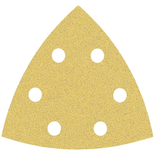 [2608900825] Bosch Expert C470 Punched Quick Fit Delta Sanding Sheets for Paint and Wood 93mm X 93mm 80g Pack of 5