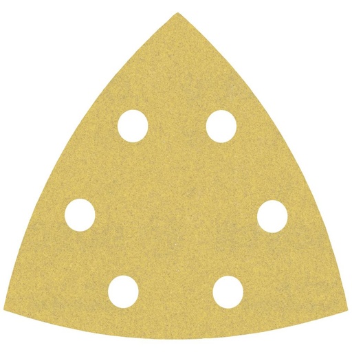 [2608900828] Bosch Expert C470 Punched Quick Fit Delta Sanding Sheets for Paint and Wood 93mm X 93mm 180g Pack of 5