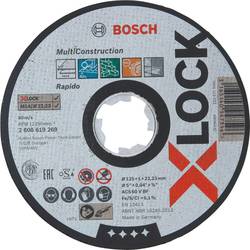 [2608619269] Bosch X Lock MultiConstruction Multi Material Cutting Disc 125mm 1mm 22mm