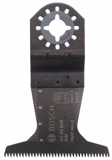 [2608662031] Bosch AII 65 BSPB Starlock Oscillating Multi Tool Hard Wood Plunge Saw Blade 65mm Pack of 5