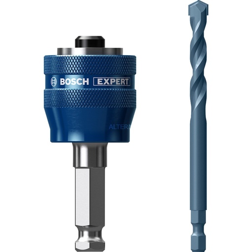 [2608900526] Bosch Expert Power Change Plus Hole Saw Adaptor and TCT Drill