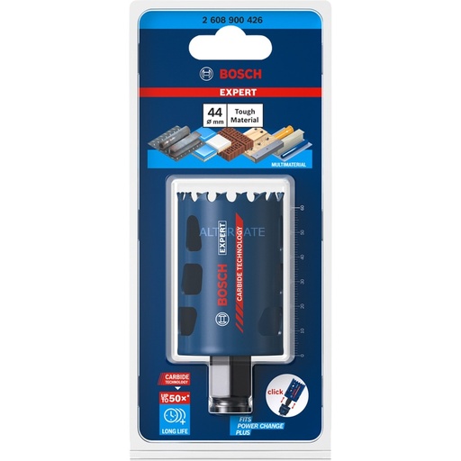 [2608900426] Bosch Expert Power Change Endurance Heavy Duty Carbide Holesaw 44mm