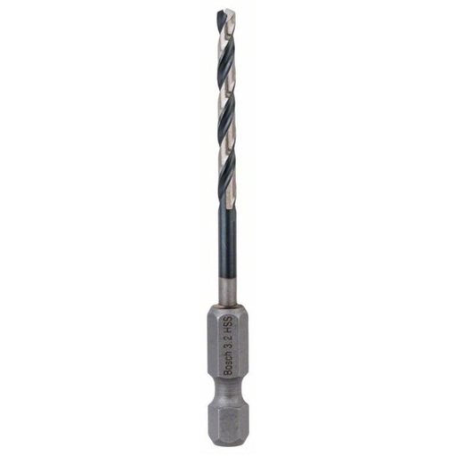 [2608577049] Bosch HSS Hex Shank Drill Bit 3.2mm Pack of 1