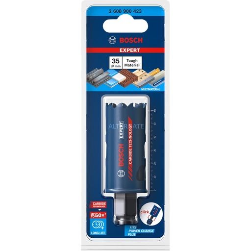 [2608900423] Bosch Expert Power Change Endurance Heavy Duty Carbide Holesaw 35mm