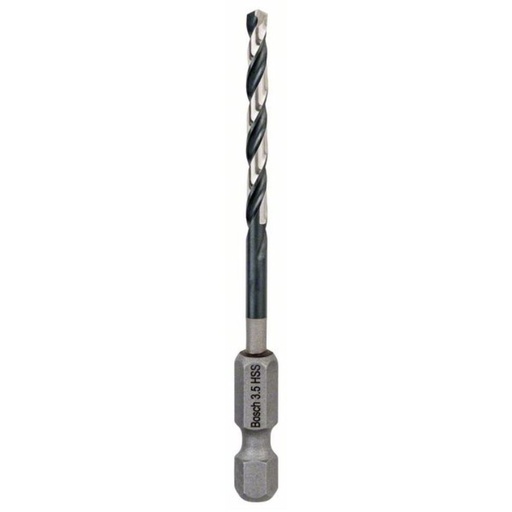 [2608577051] Bosch HSS Hex Shank Drill Bit 3.5mm Pack of 1