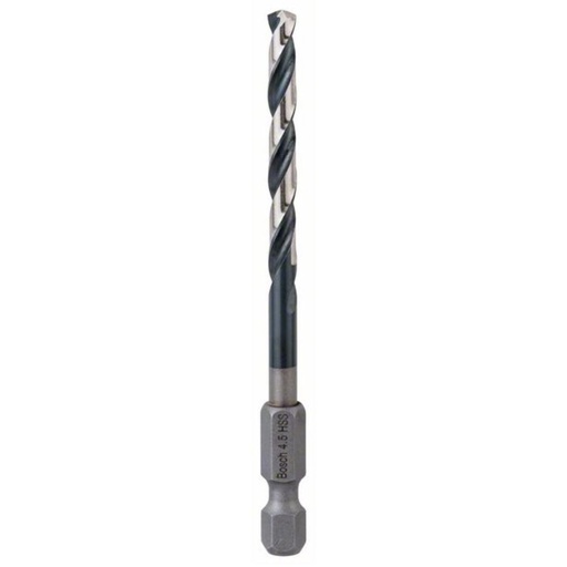[2608577055] Bosch HSS Hex Shank Drill Bit 4.5mm Pack of 1
