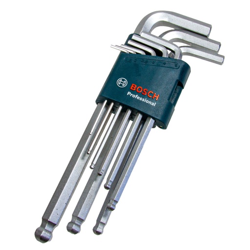 [128] Bosch Professional 9 Piece Allen Keys Set