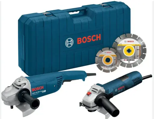 [0 601 8C1 30A] BOSCH - Combi-kit 2 outils : GWS 22-230 J + GWS 7-125 + 2 disques à tronçonner diamantés Professional