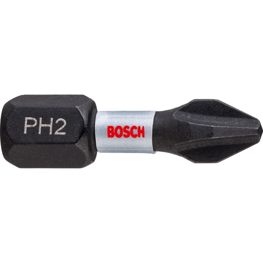 [2608522403] Bosch Impact Control Torsion Phillips Screwdriver Bits PH2 25mm Pack of 2