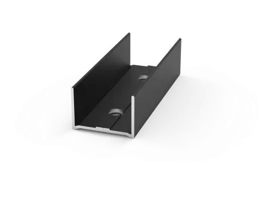 [1AHMACPV002] CONNECTEUR DE PROFIL NOIR