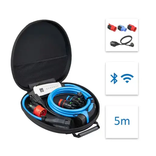 [41-114081] Dinitech NRGkick 32A 5m GSM/GPS/SIM Set Optimal (y compris sac de transport)